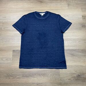 Eleven Paris Shirt Mens Large Blue Designer Basic Lightweight Blank